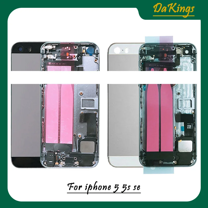 Высокое качество задняя средняя рамка Шасси для iPhone5 5s SE Полный Корпус в сборе