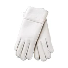 Русские зимние женские теплые перчатки из натуральной кожи, женские перчатки с овечьим мехом и шерстяной подкладкой, молодежные толстые черные перчатки из искусственной кожи