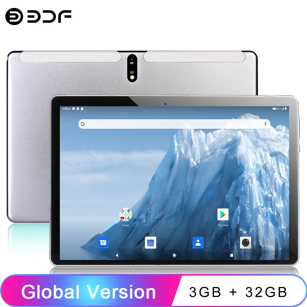 New Arrival 10.1 Inch Tablet Pc Octa Core 3GB RAM 32GB ROM 4G LTE Tablets Android 10.0 Google Play Dual SIM Card GPS WiFi TYPE-C