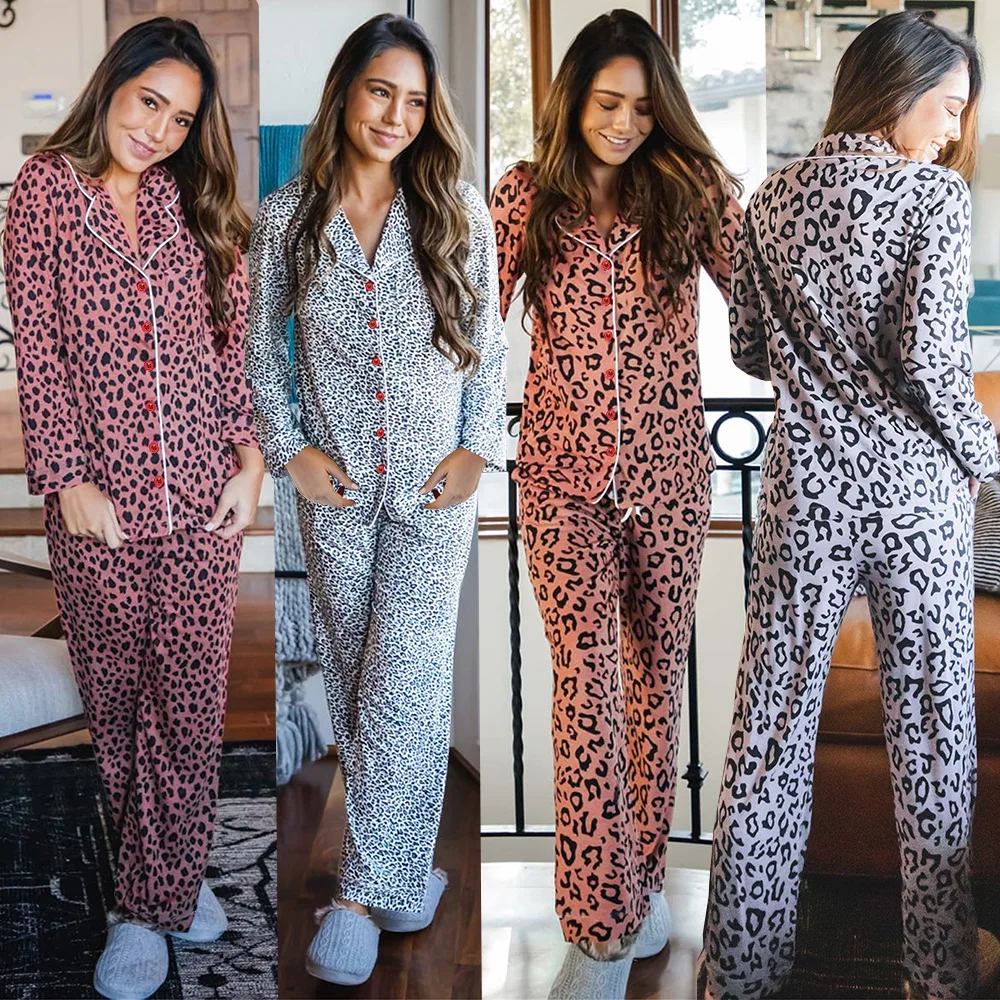 

Ladies suit casual sweater home wear trousers two-piece sports pajamas