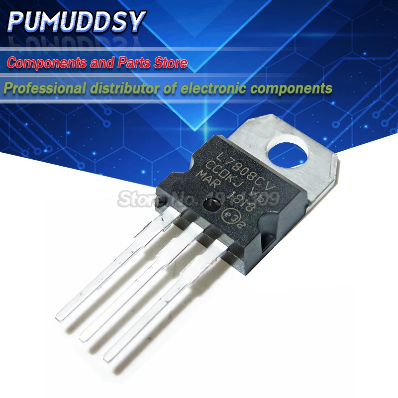 10 шт в упаковке новая L7808CV L7808 7808-220 IC | Электронные компоненты и принадлежности
