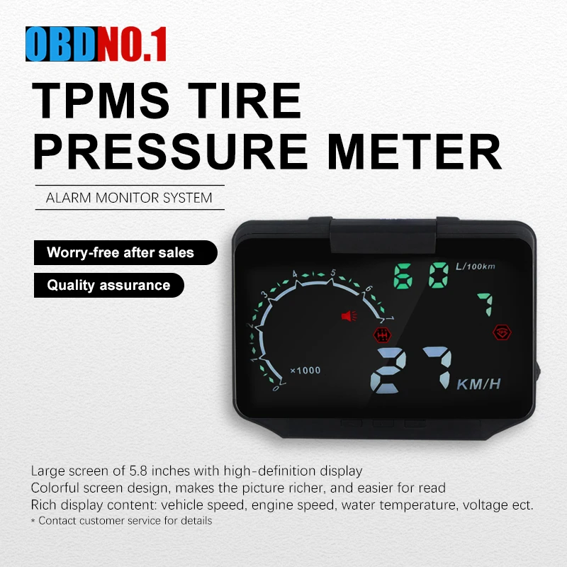 Автомобильная система контроля давления в шинах BLE TPMS с Bluetooth сигнализации