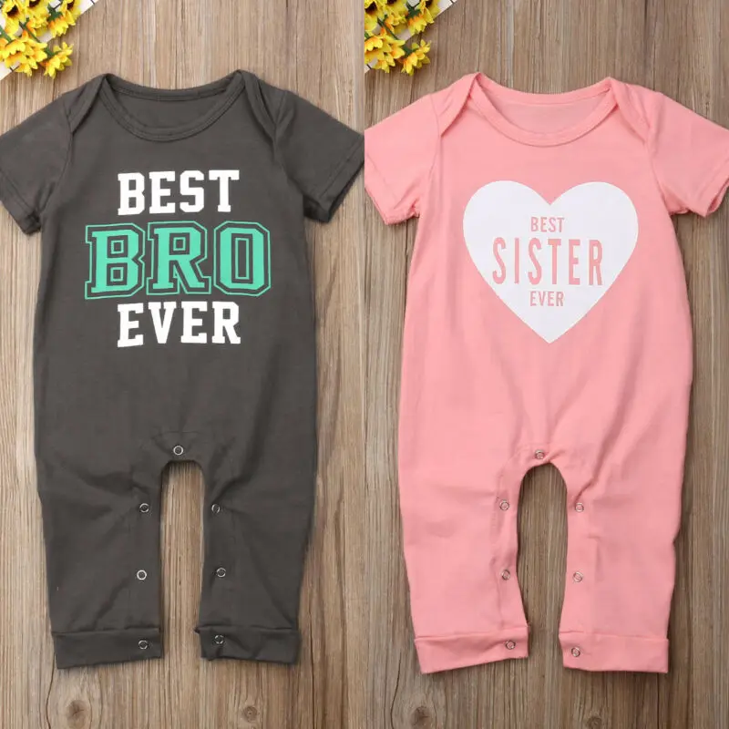 Для новорожденных pudcoco Летний комбинезон с короткими рукавами серого и розового