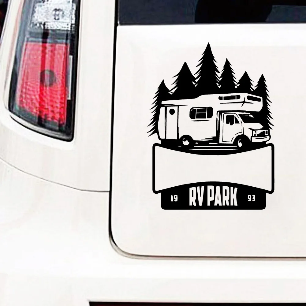 Прямая поставка Автомобильные Наклейки На Автомобиль RV PARK креативные