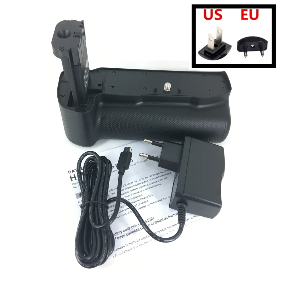 Vertical do Aperto da Bateria de Bmpcc para Blackmagic 6k para Segurar Suporte Pocket Cinema Câmera 3 Pçs Lp-e6 Lp-e6n Substituir e6 E6n 4k