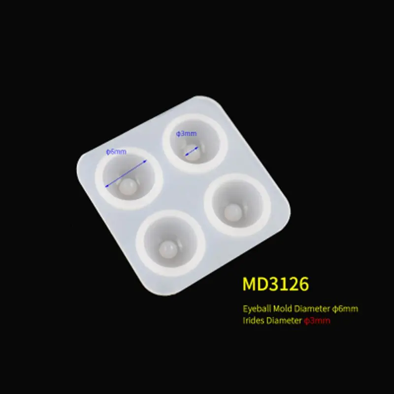 Все размеры шариковая шарнирная форма для глаз из смолы Глазные яблоки