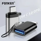 Адаптер FONKEN Универсальный Usb C OTG, конвертер Usb 3,0 Type C в Usb для Macbook Pro Samsung Mi Android Usbc, соединительные аксессуары