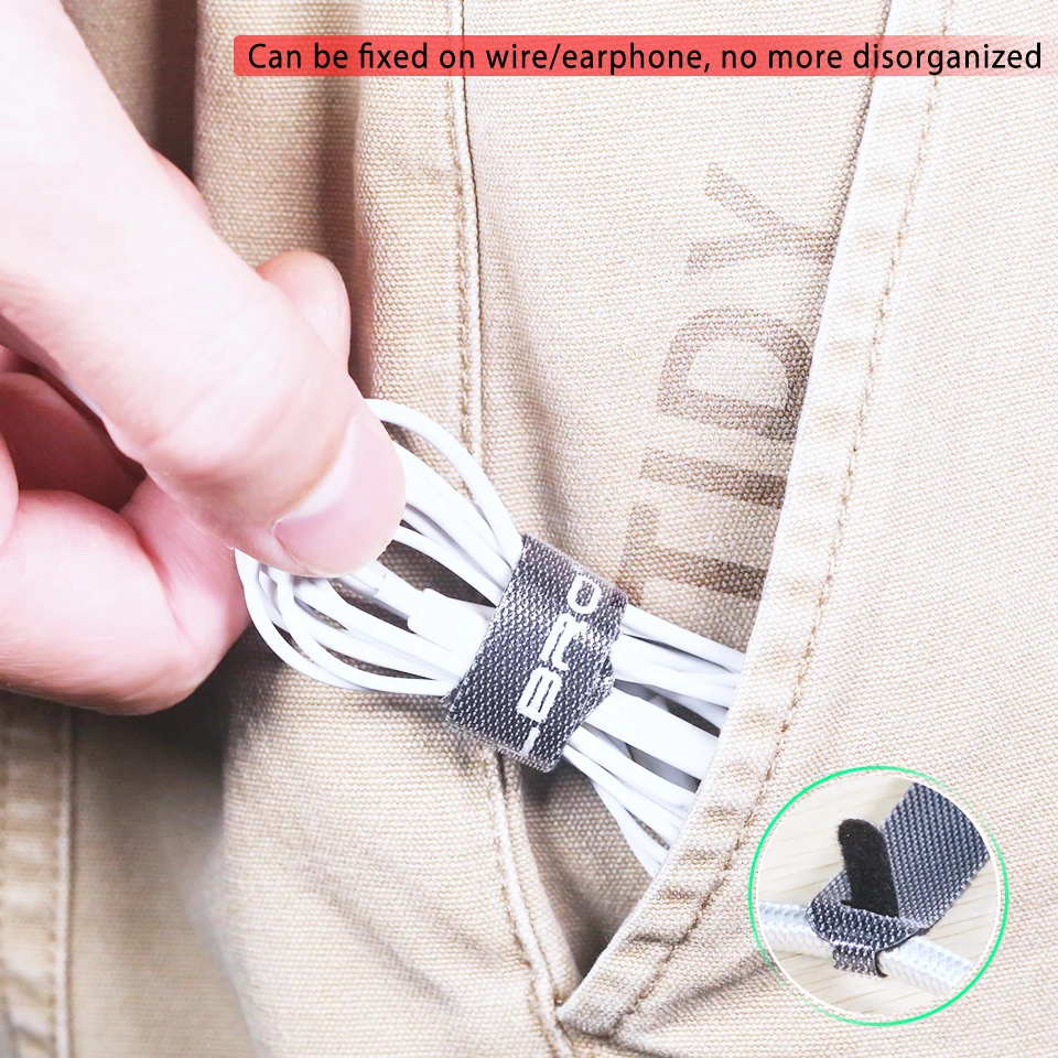 Универсальный нейлоновый органайзер для кабелей протектор кабеля проводов