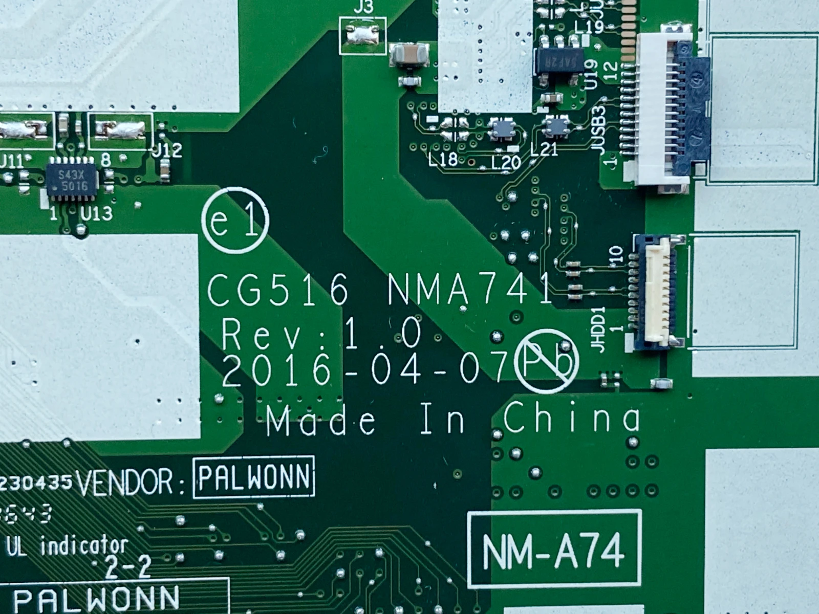 Высококачественная материнская плата FRU 5B20L71644 для ноутбука Lenovo Ideapad 310-15ABR AMD CG516