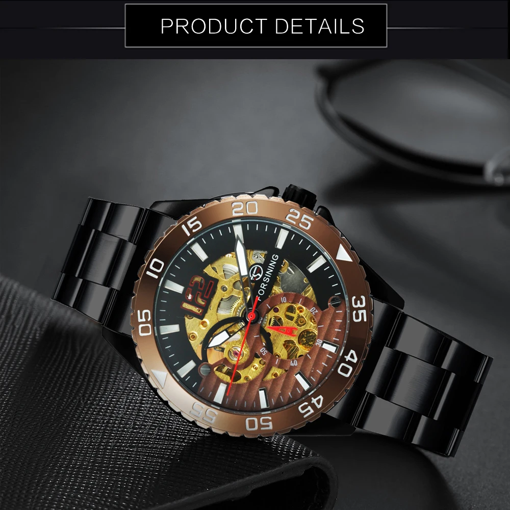 Автоматические механические часы для мужчин классические мужские