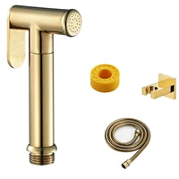 hand held toilet bidet sprayer hot and cold solid brass shower faucet mixer bathroom douche kit