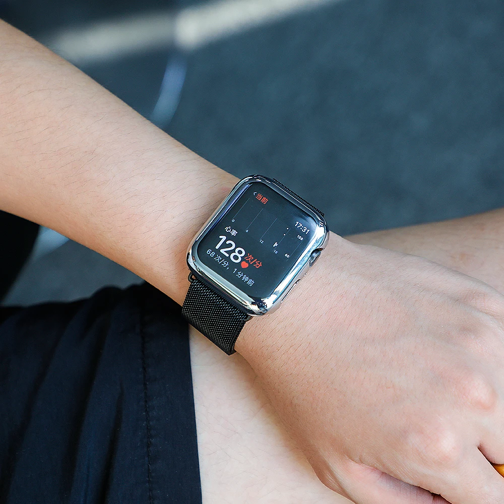 Защитный чехол на экран для apple watch 5, 40 мм, 44 мм, для apple watch 4, 3, 2, 1, чехол с защитой от падения, полный Чехол для apple watch series 4, 3, 2, 1