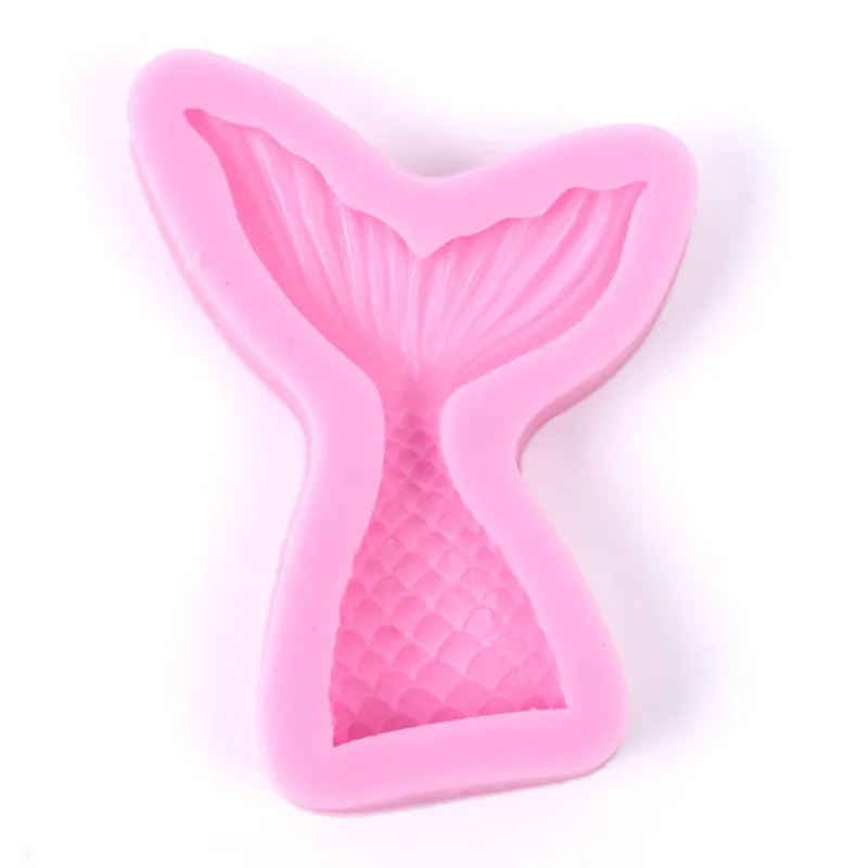 5 стилей морских организмов серии силиконовые формы для украшения торта 3D хвост русалки помадка Кекс Плесень DIY ручной работы мыло плесень