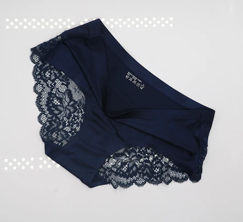 Сексуальный прозрачный шелк хлопковое нижнее белье женские кружевные розовые