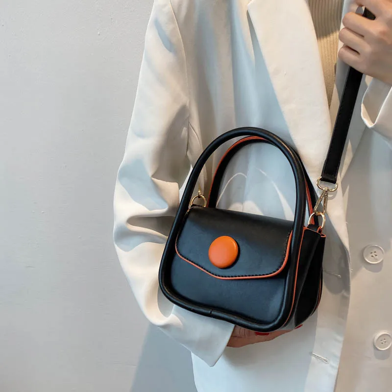 

2021new Summer Simple and Sweet Style Portable Fresh Girl Shoulder Bag Fashionable Western Style Messenger Small Square Bag Girl