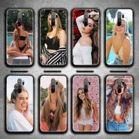 popular internet celebrities addison rae phone case for redmi 9a 9 8a 7 6 6a note 9 8 8t pro max k20 k30 pro