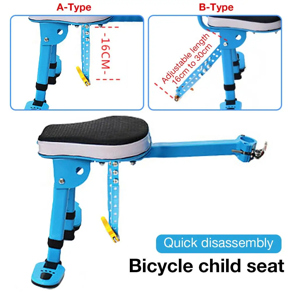 Новинка детские сиденья для велосипеда портативное Переднее Крепление