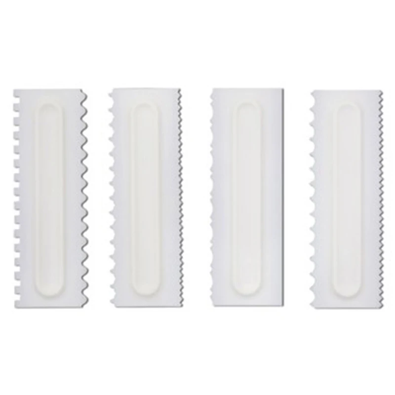 

Cake Decorating Comb Cake Scraper Smoother Cream Decorating Pastry Icing Comb Fondant Spatulas Baking Pastry Tools