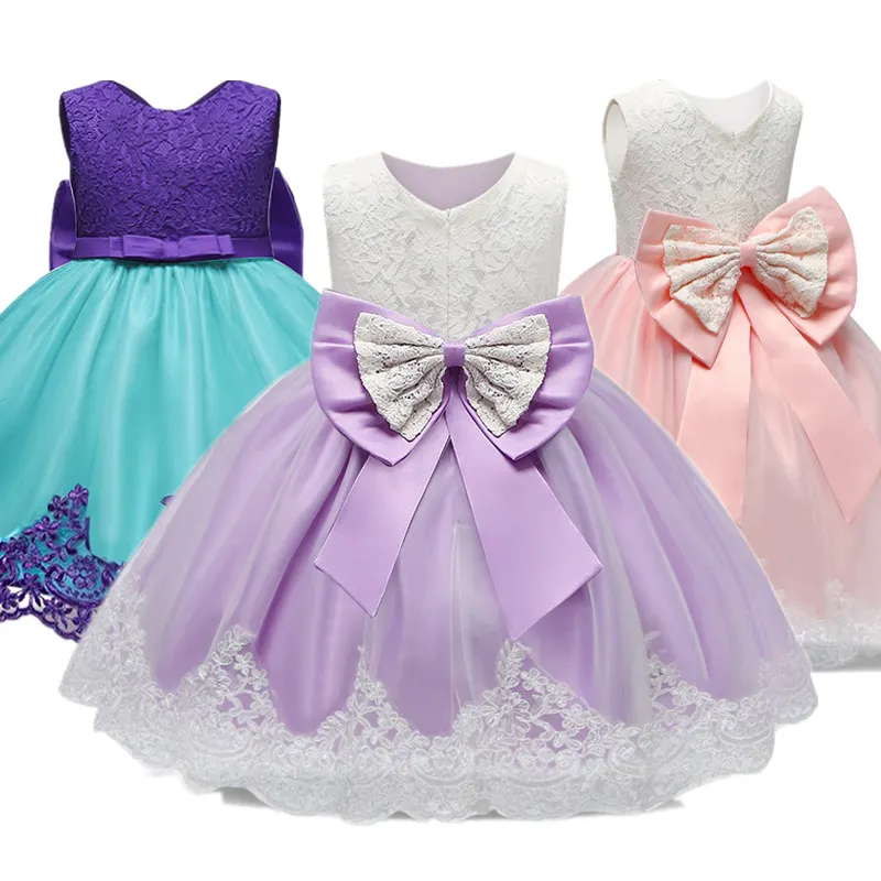 Платья для маленьких девочек вечерние платья на крестины первого дня рождения