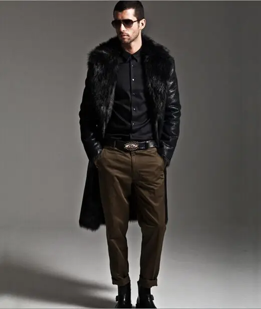 Пальто из искусственного меха 2019 зимние мужские пальто куртки парка ветровка два