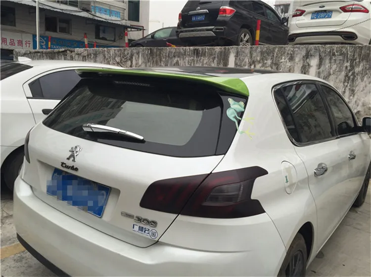 Спойлер для Peugeot 308 2006-2013 спойлер S из АБС-пластика WXK цветной задний