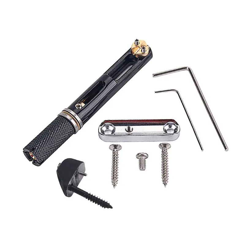 5 струн никель черный одиночный Безголовый бас мост музыкальные