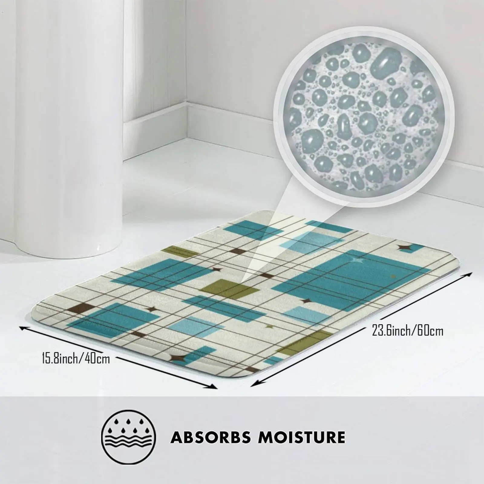 Современный коврик среднего века подушка мягкий нескользящий белый