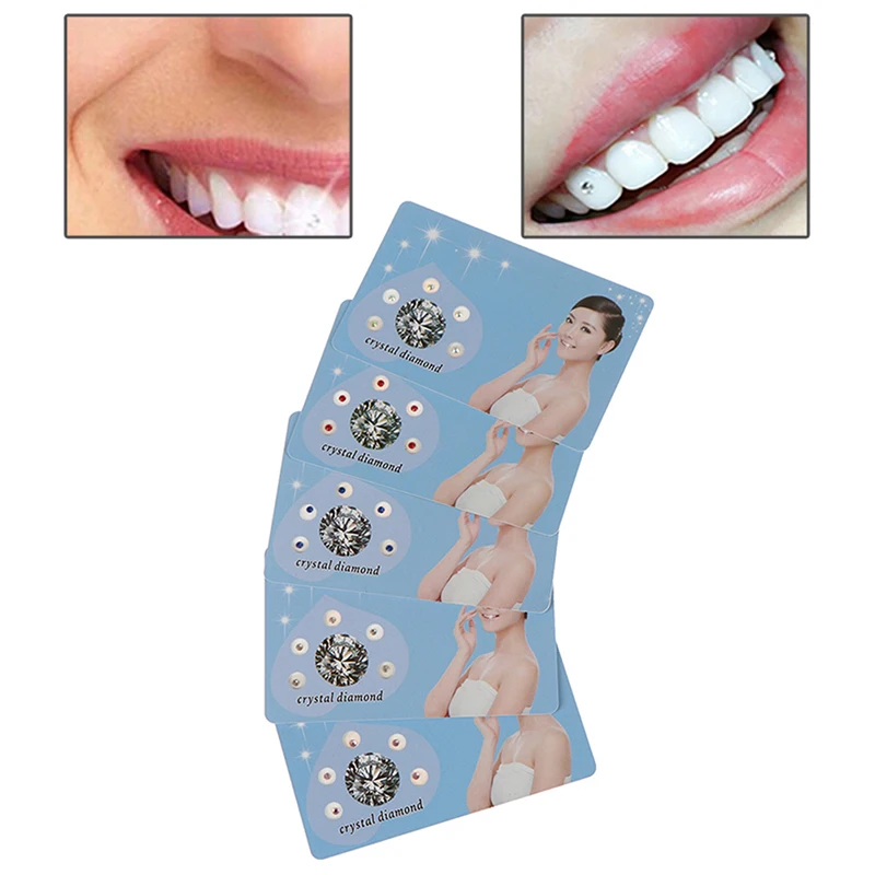 Стразы для отбеливания зубов 5 шт./карта стразы украшение гигиены полости