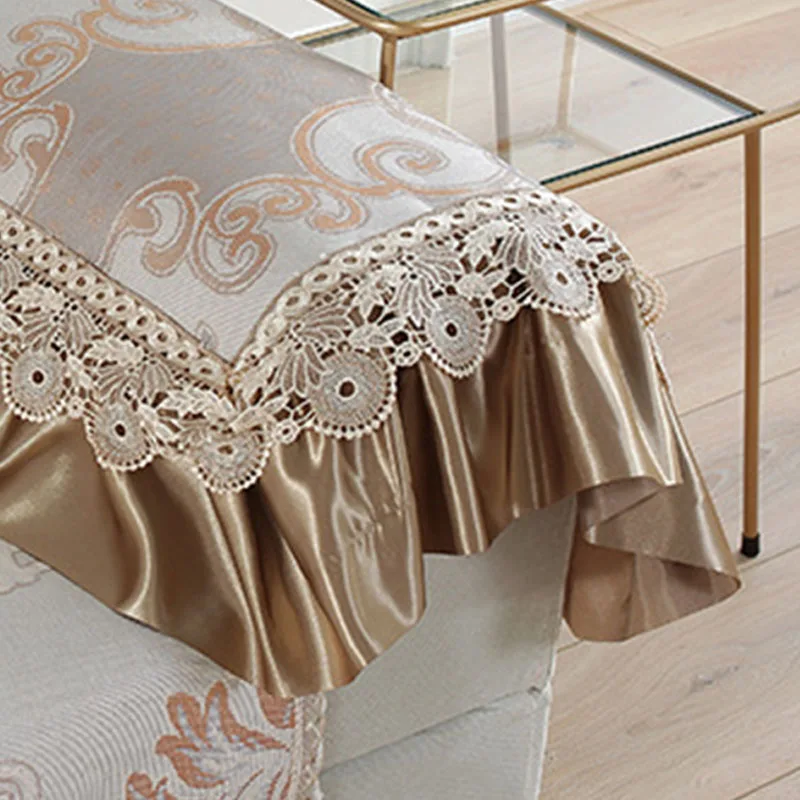 New Summer Ice Silk Sofa Cover Slipcovers All-inclusive Couch Case for Different Shape Loveseat Chair L-Style Towel | Дом и сад