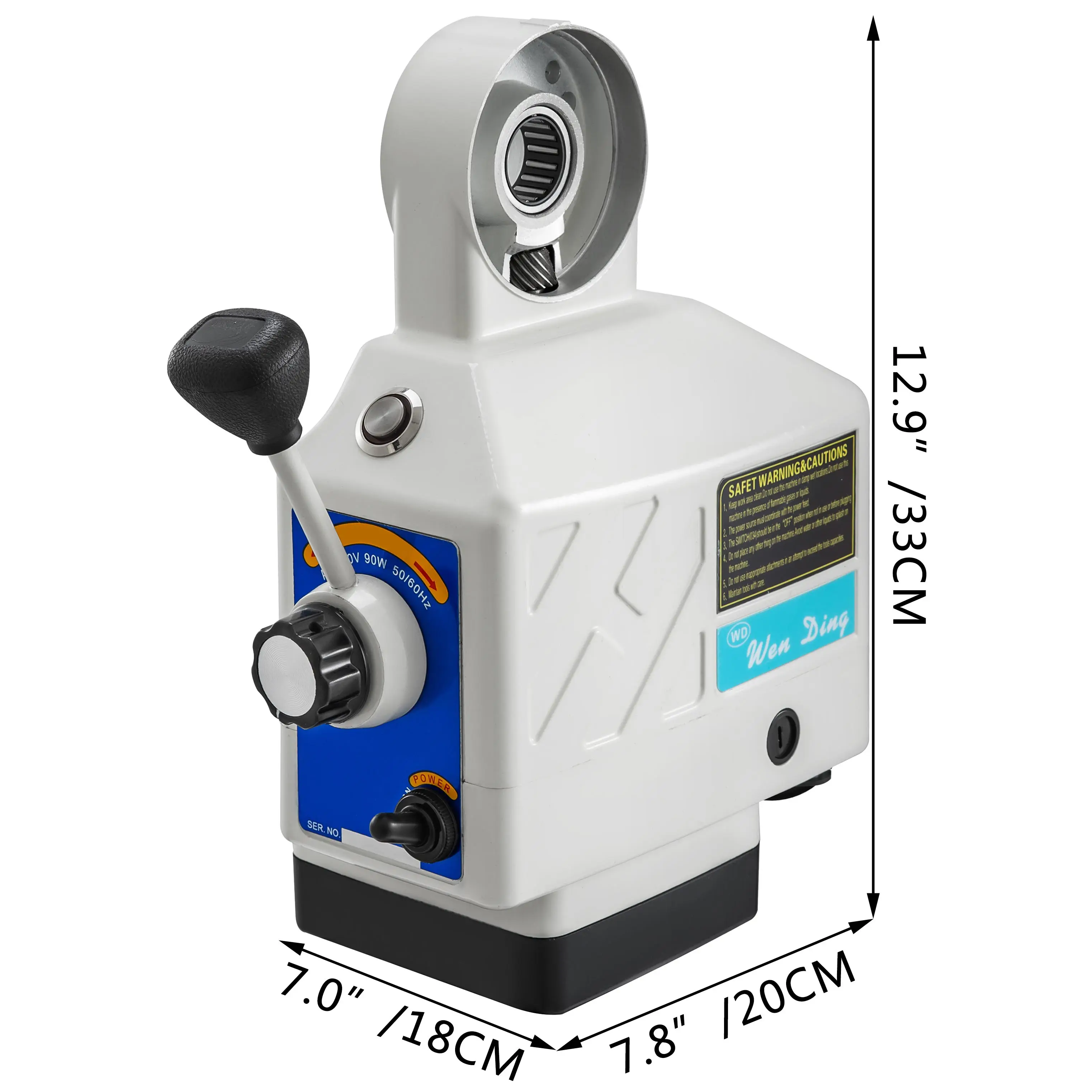 

VEVOR 110V 200RPM 150Lbs Torque Z-Axis/Y-Axis Power Feed for Vertical Turret Drilling Bridgeport Type CNC Milling Machines Etc.