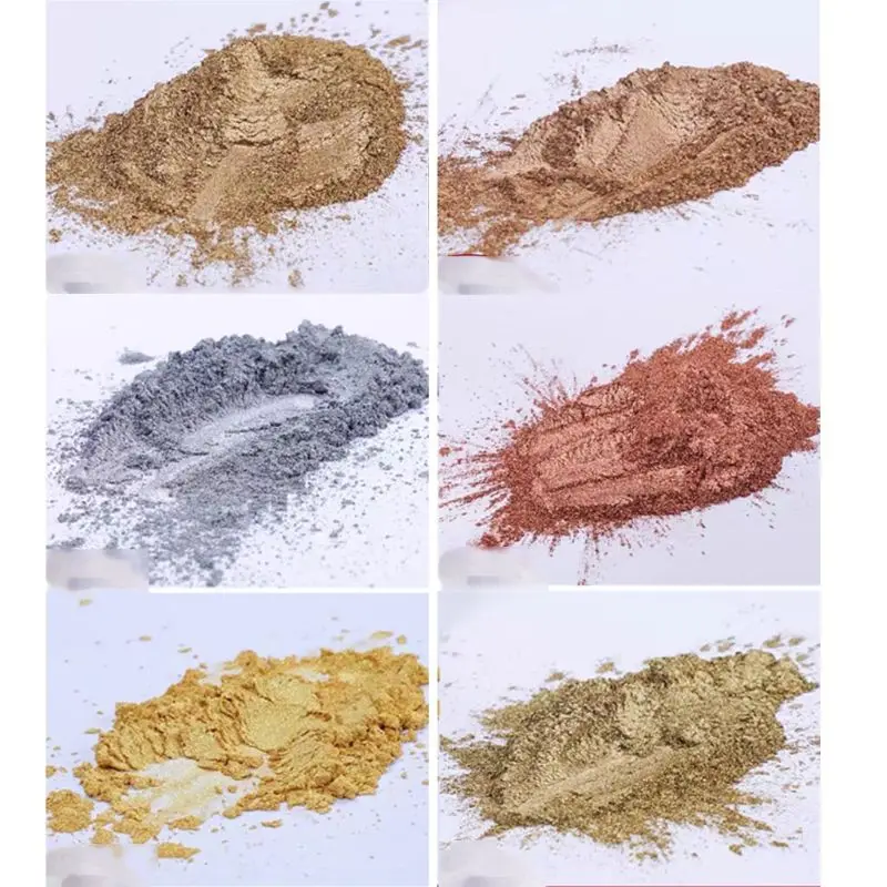 

P15F Copper Metallic Dye Powder Resin Pigment Jewelescent Metal Tones Mica Pearl Powder Pigment Paint Epoxy Resin Soap Making