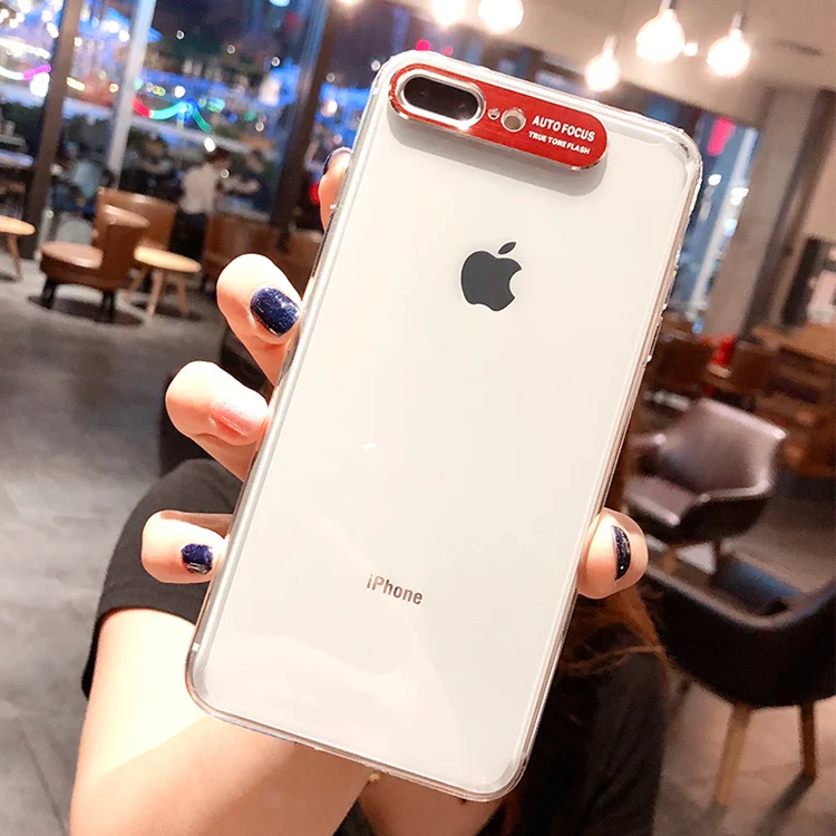 Металлические линзы буквы чехлы протектор для iPhone 11 XS Max XR XS 6 6S 7 8 Plus Полный корпус мягкий ТПУ прозрачный задняя крышка телефона