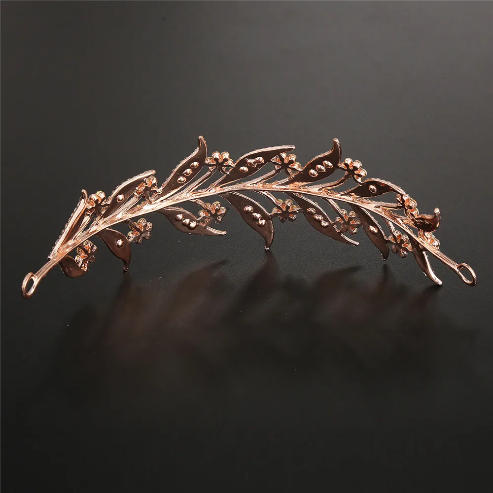 Женские свадебные тиары белые стразы с кристаллами золотистого/серебристого