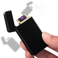 shake to ignite dual arc usb environmentally friendly rechargeable lighter gadgets for men smoking accessories for weed briquet