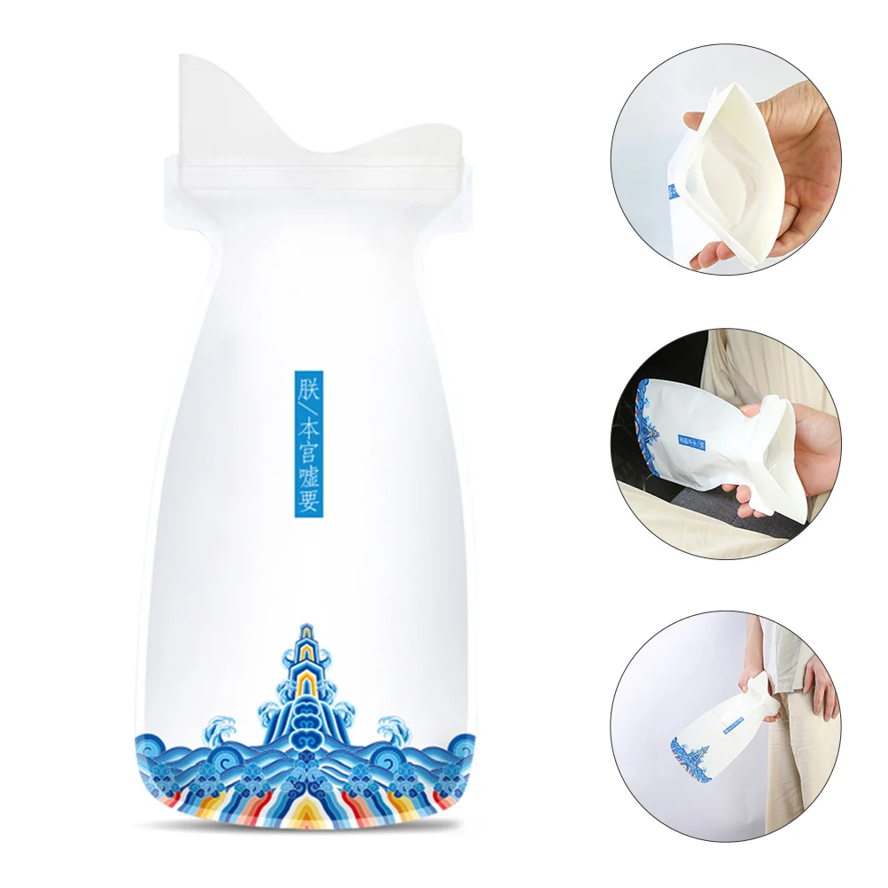 

4pcs Male Female Pee Bag Emergency Portable Car Urine Bag Disposable Urine Bags
