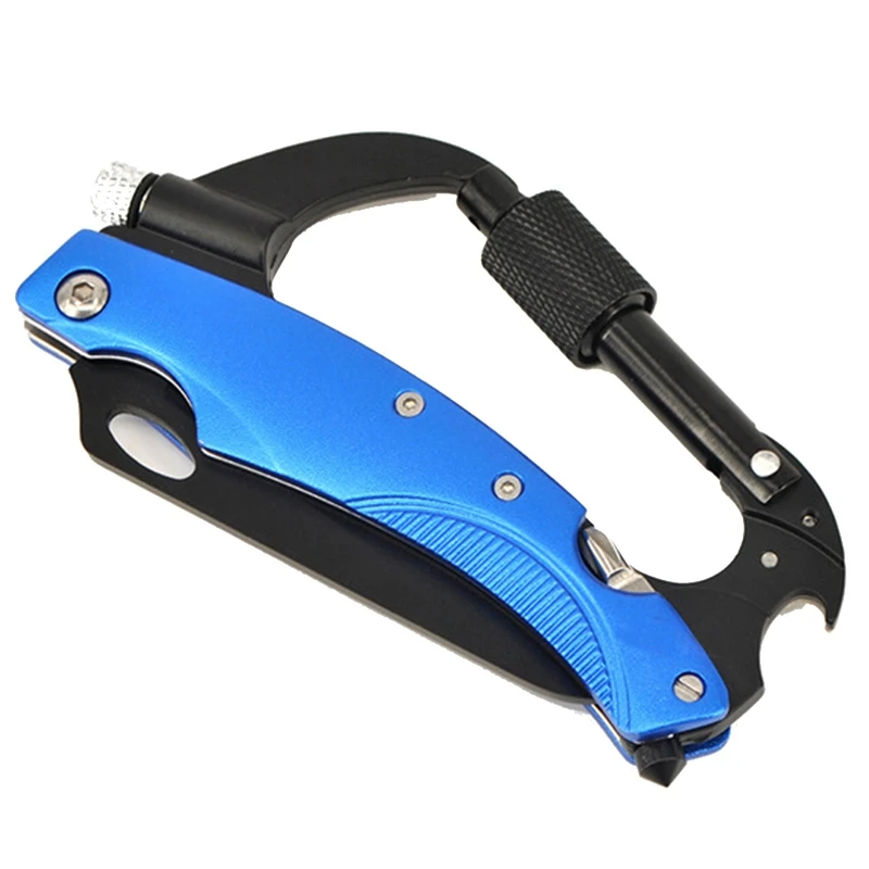 Новый многофункциональный складной нож 8 в 1 для выживания на природе карабин