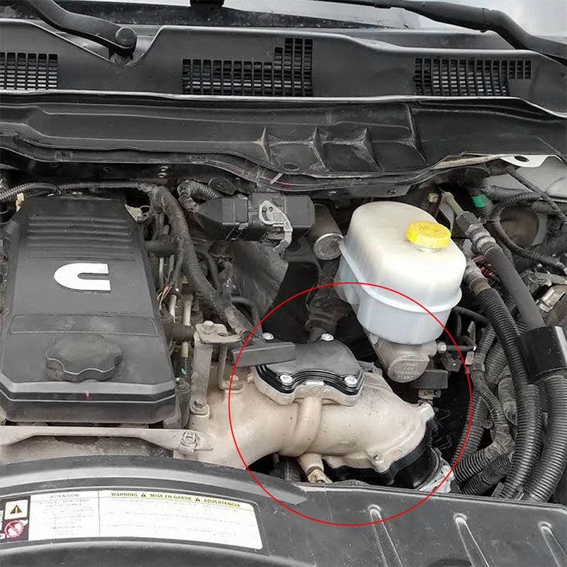 

ESPEEDER Aluminum EGR Valve and Throttle Valve Kit EGR Throttle Valve Delete Kit For Dodge Ram 2010-2014 6.7L Cummins Diesel