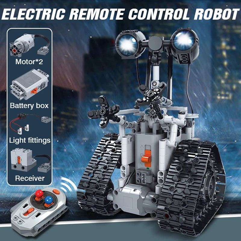 Конструктор MOC Technic Robot развивающий конструктор с дистанционным управлением для