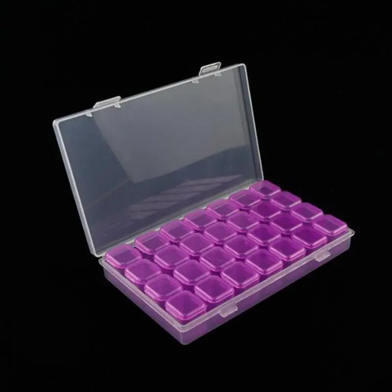 Контейнер для ювелирных изделий пластиковый 11 х17 см 28 отделений | Дом и сад