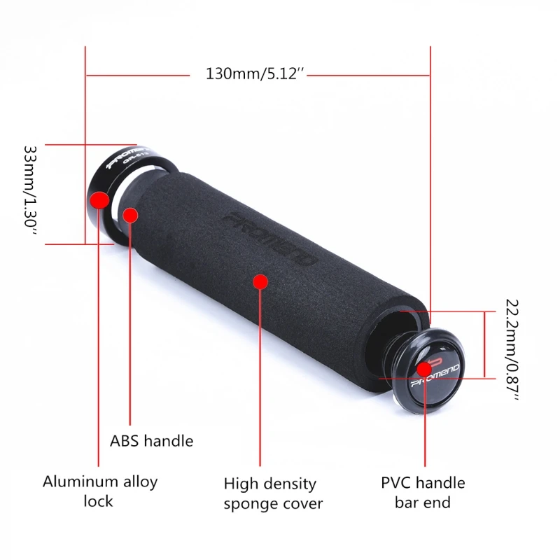 

Bicycle Grips MTB Mountain Bike Soft Ultralight Sponge Handlebar Grip Anti-skid Shock-absorbing Handle Cover