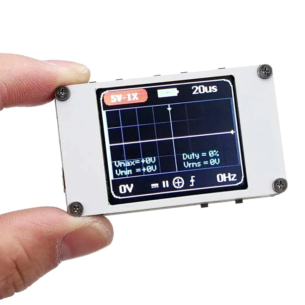 Mini 1.8inch 1CH TFT LCD Screen Digital Portable Storage Oscilloscope 1MHz Bandwidth 5M Sample Rate Waveform | Инструменты
