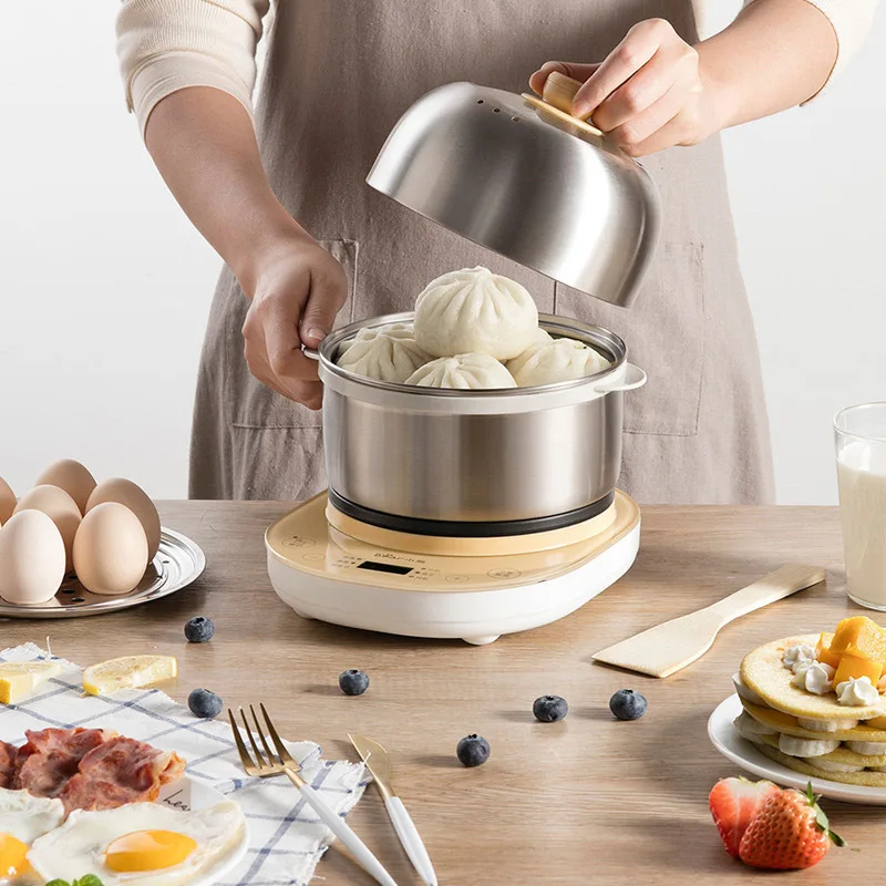 

Household Electric Steamer Bun Egg Cooker Stainless Steel Omelette Steamer Appointment Breakfast Steamer Machine ZDQ-A14E6