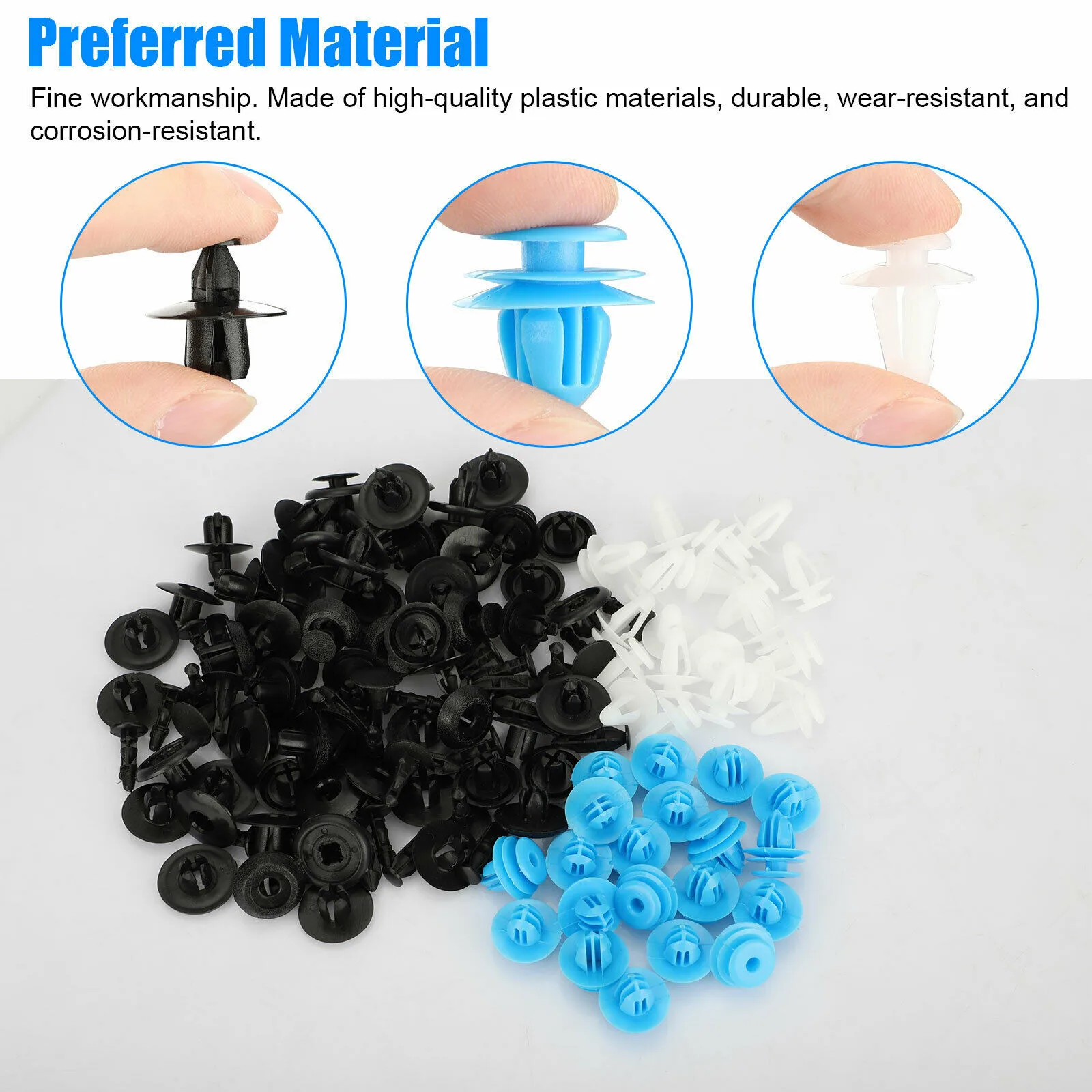 

Fender Rivets For TOYOTA LEXUS Push Retainer Trim 100pcs 7-8.5mm Bumper