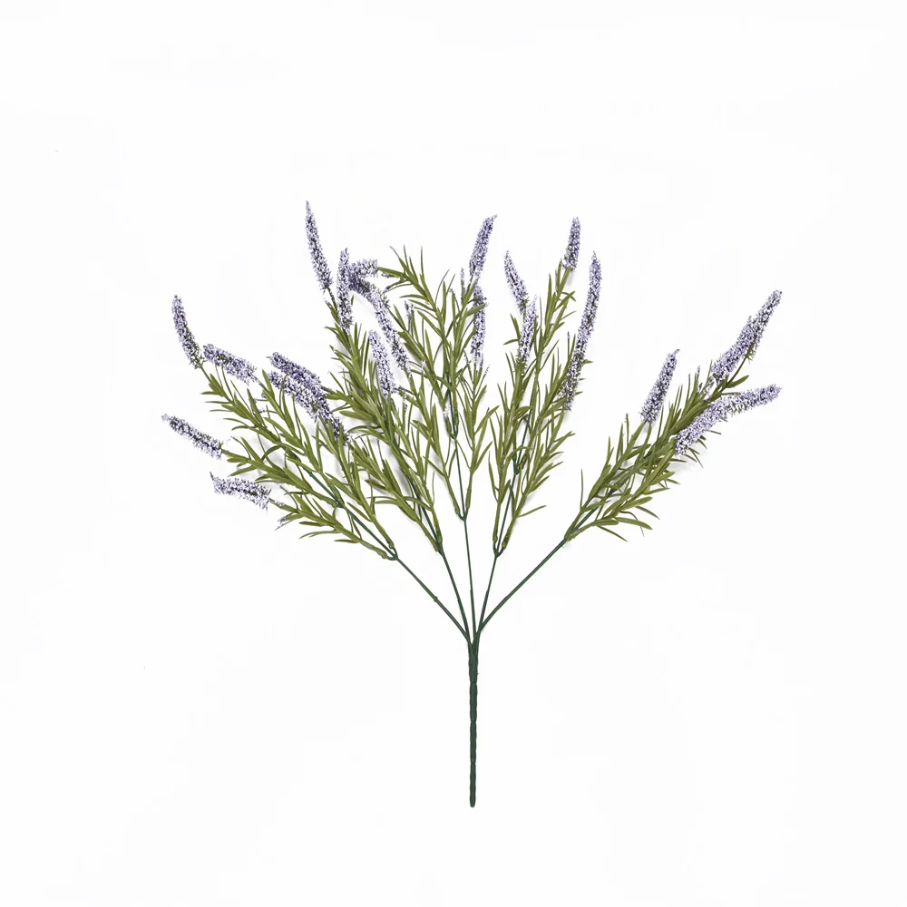 

3 Bunches of Lavender Simulation Flower Restaurant Hotel Garden Christmas DIY Wedding Banquet Outdoor Living Room Decoration