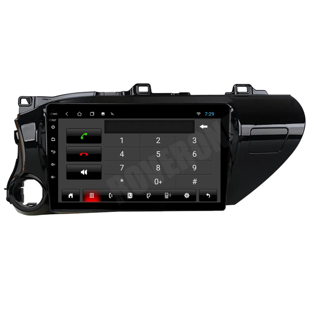 Автомобильные аксессуары для Toyota Hilux 2015 2016 2017 2018 Android 10 радио стерео GPS-навигация