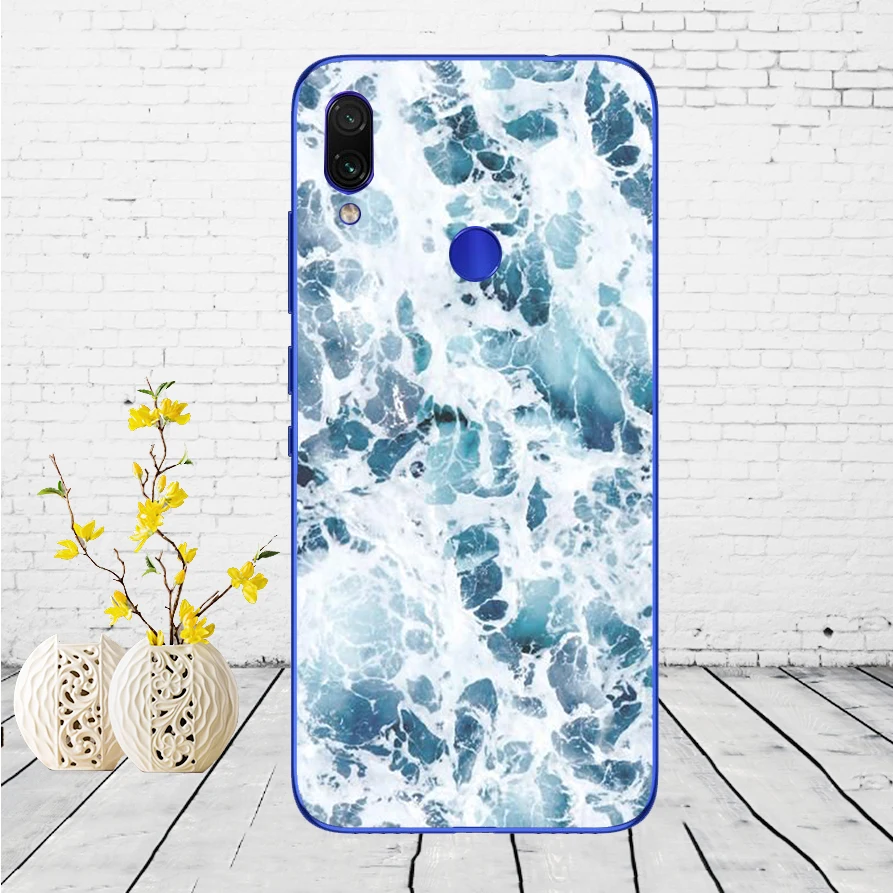 C23 Чехол для Xiaomi Redmi Note 7, силиконовый чехол для Xiaomi Redmi Note 7, задняя крышка, чехол для Redmi Note 7, чехол для телефона - Цвет: C23