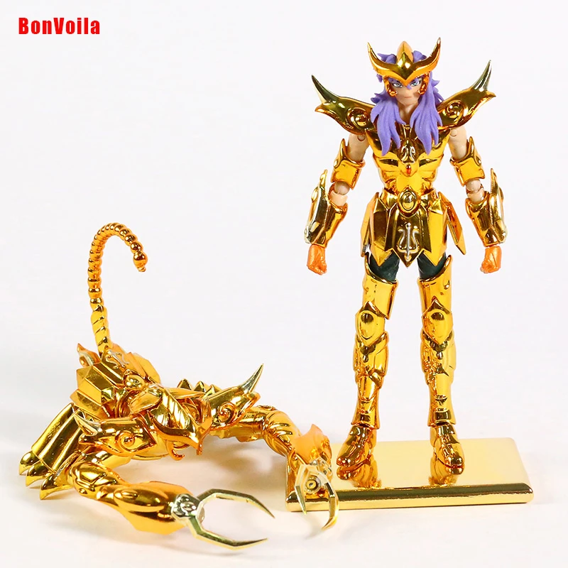 

SG модель Saint Seiya Myth Cloth Gold EX DDP Scorpio Milo с мини-тотемем/объектом «Рыцари Зодиака», экшн-фигурка в наличии