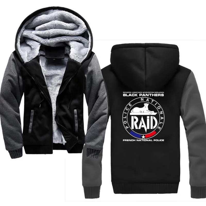 

RAID Jacket Men 2021 New Brand Winter Thick Warm Fleece Zipper Coat for Mens SportWear Tracksuit Male European Hoodies