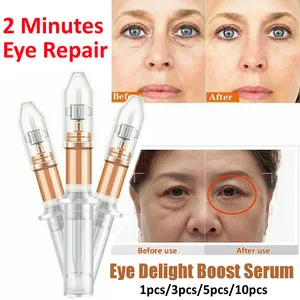 Крем для кожи вокруг глаз от припухлости и морщин под глазами, крем для удаления мешков, длительный эффект, тонкие линии для женщин и мужчин, 2 минуты, 4 типа