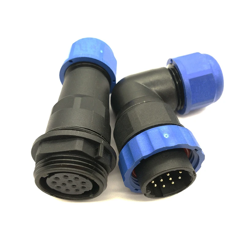 SP20 авиационная розетка Промышленные Кабельные стыковочные соединители IP68 тип L